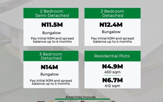 HOUSES FOR SALE AT HAZANA CITY, IBADAN