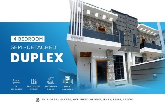 4 BEDROOM DUPLEX FOR SALE AT IKATE LEKKI